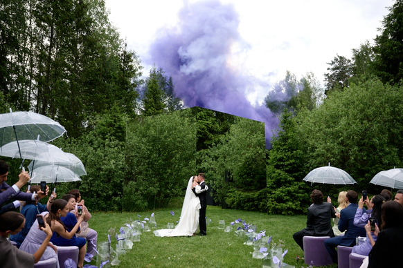 Tandem wedding
